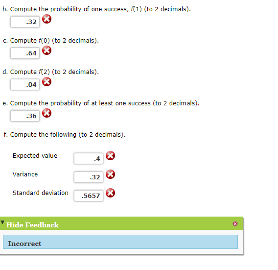 Solved Consider a binomial experiment with two trials and | Chegg.com
