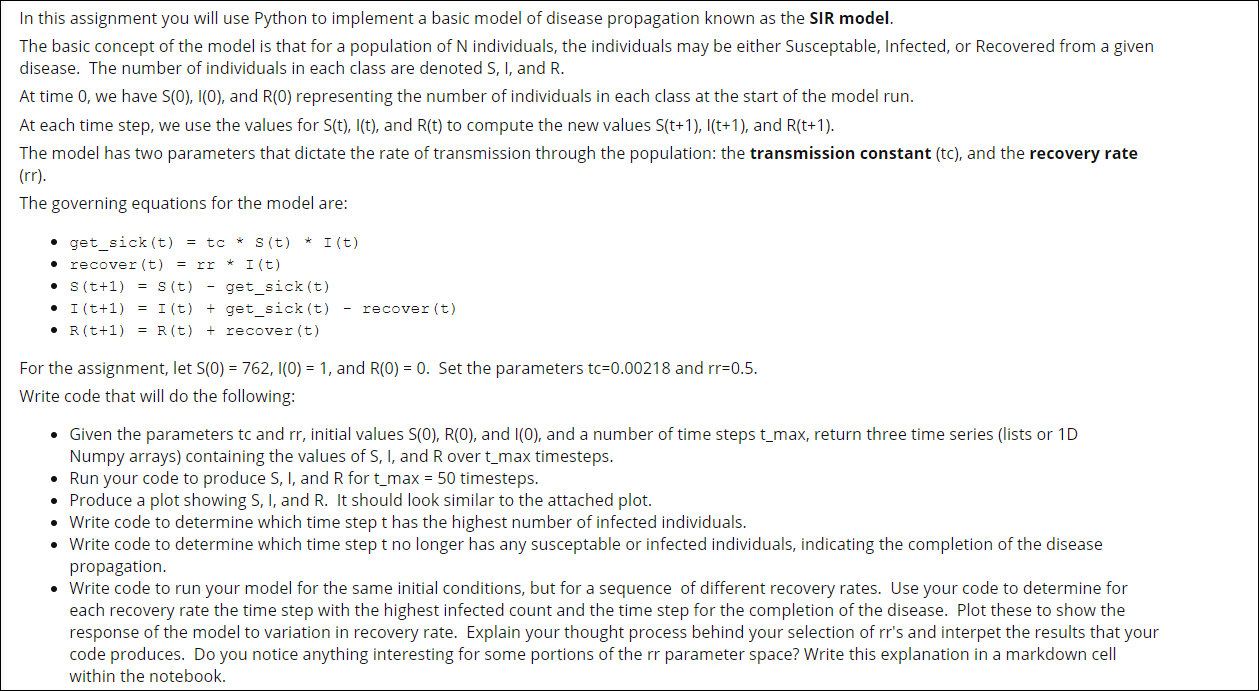In this assignment you will use Python to implement a | Chegg.com