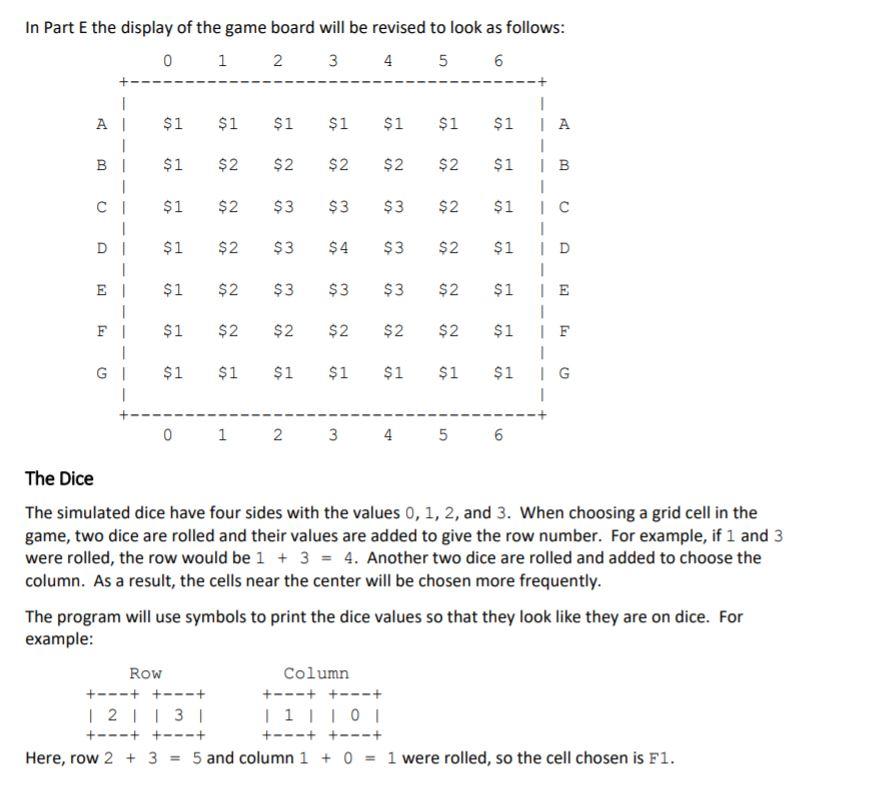 Solved Simulate a simple C++ board game. The board is a | Chegg.com