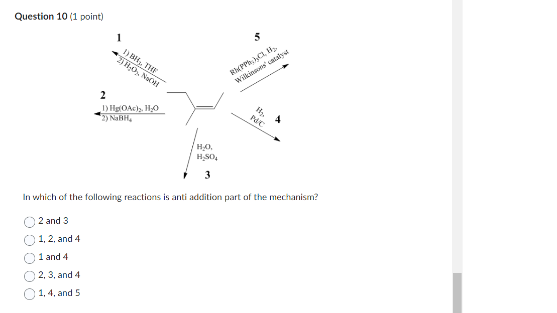 Solved Question 10 1 Point In Which Of The Following