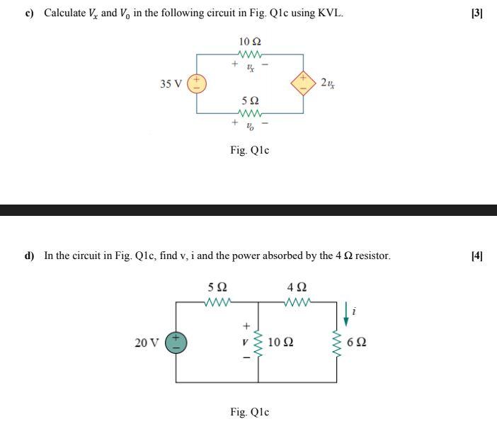 Solved CO1 Understand basic electrical parameters such as