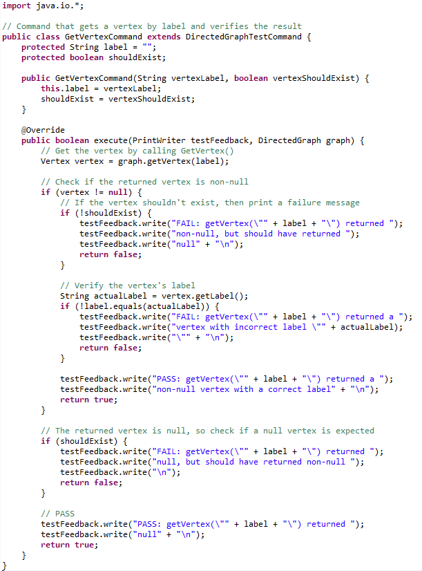 Solved 14.11 Graph representations Java Step 1: Inspect | Chegg.com