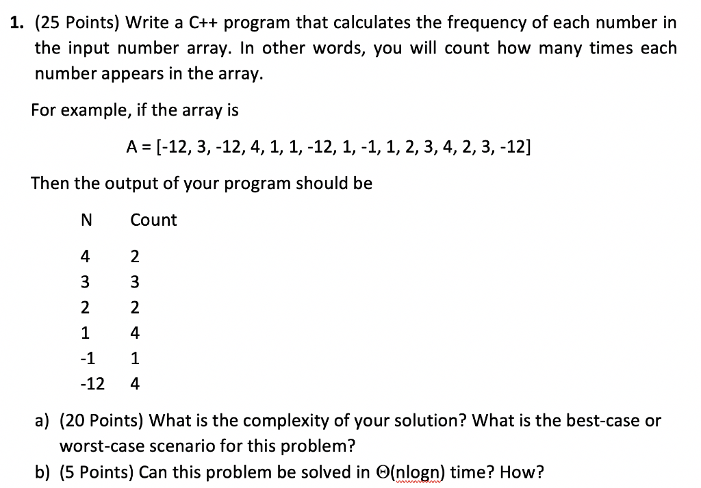 Solved 1. (25 Points) Write A C++ Program That Calculates | Chegg.com