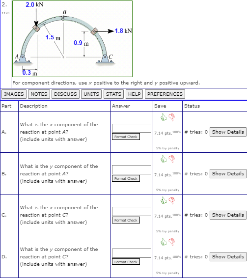Solved For component directions, use x positive to the right | Chegg.com