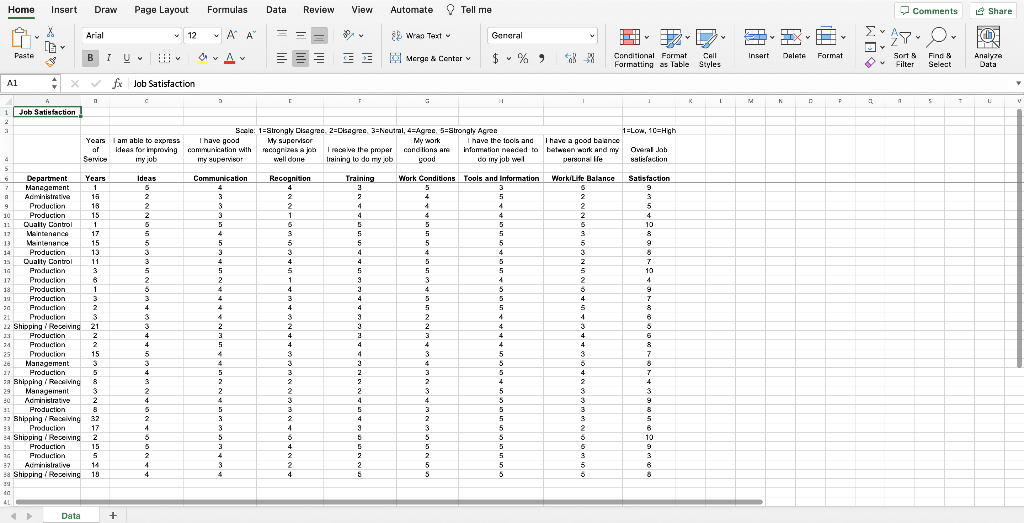 How To Perform A One-Sample T-Test In Excel