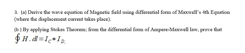 maxwell electromagnetic equation in differential form