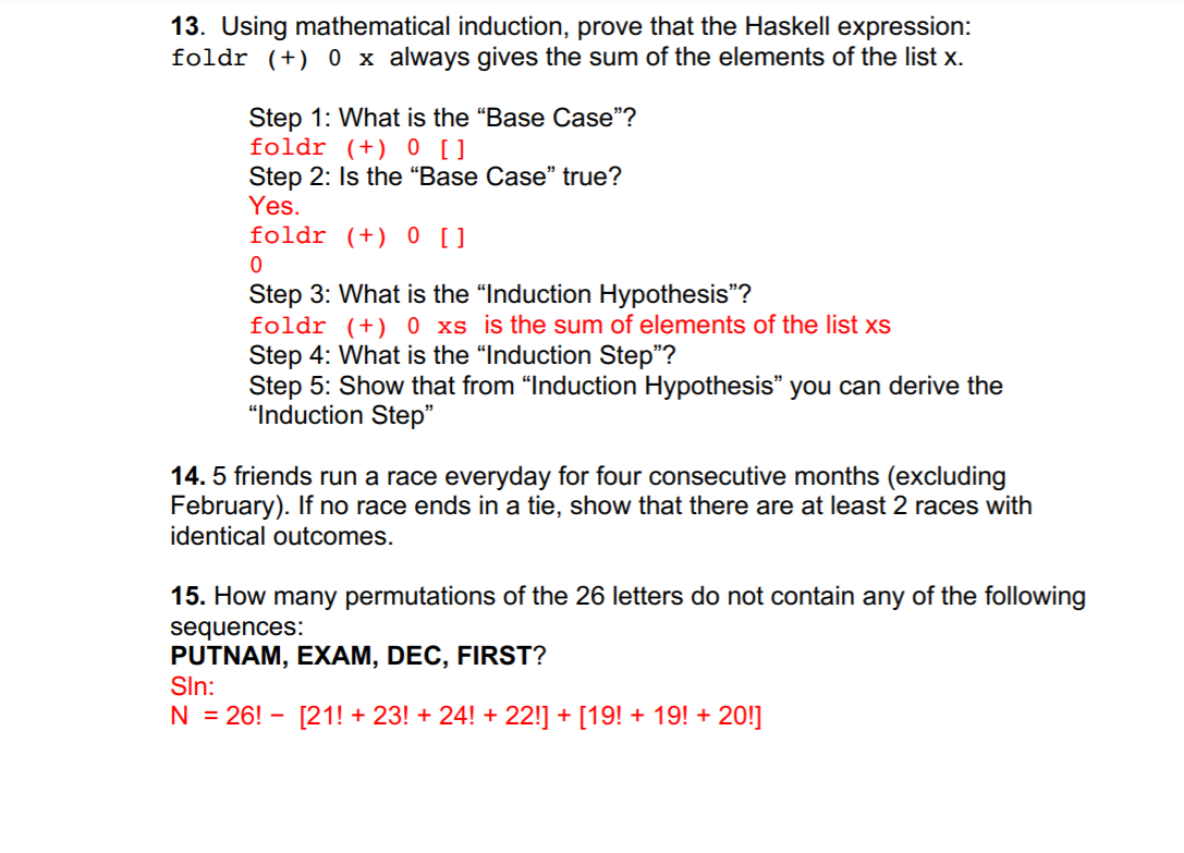 Solved 13. Using mathematical induction, prove that the | Chegg.com