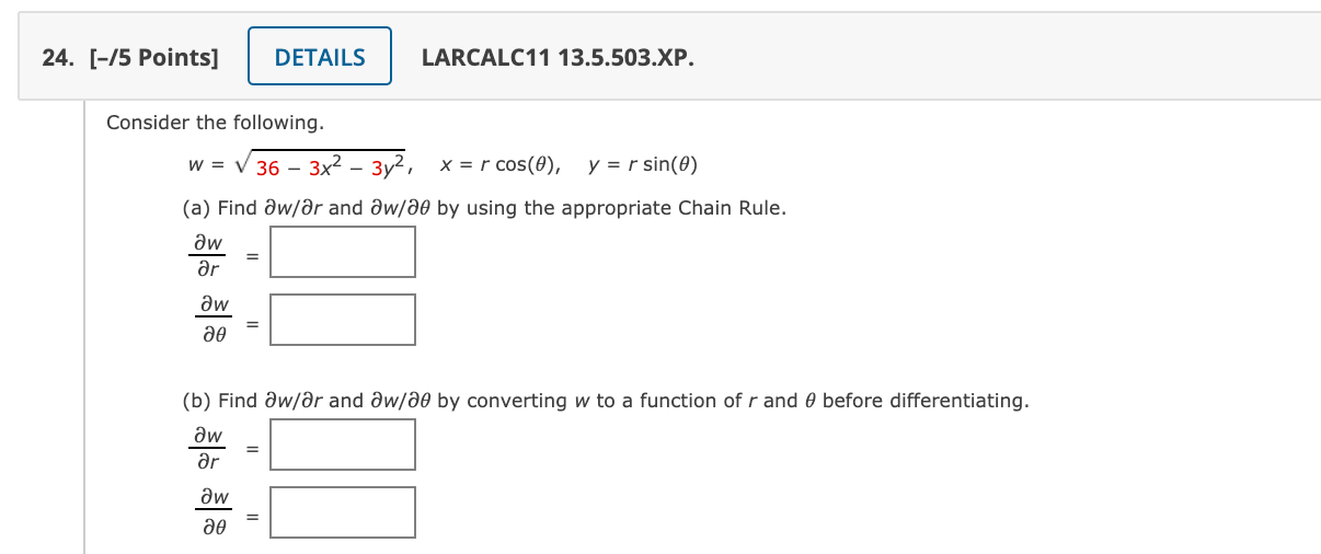 Solved 24 75 Points Details Larcalc11 13 5 503 Xp Co Chegg Com