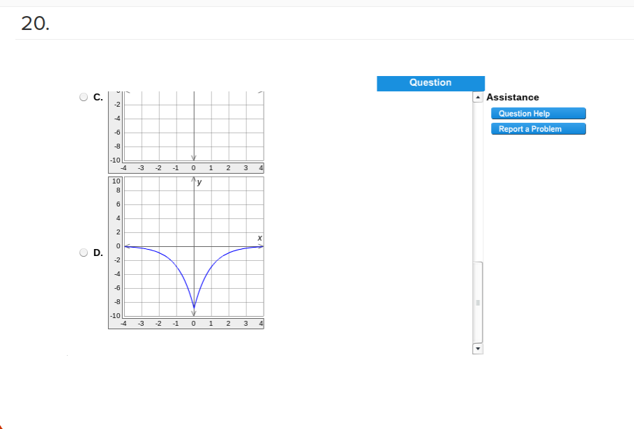 Solved 20. Question Diagrams indicating intervals of | Chegg.com
