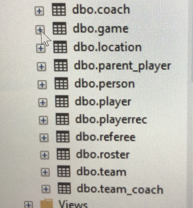 Solved 1. Using the Football database, create a query that | Chegg.com