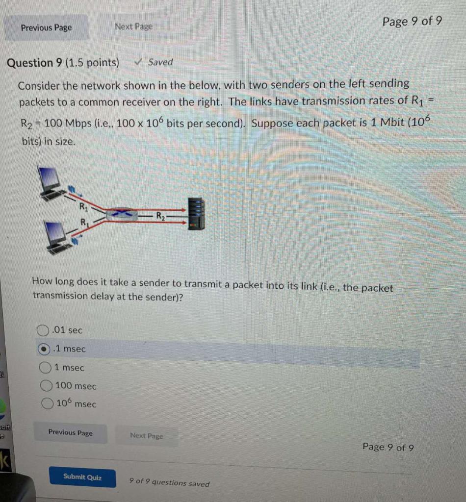 [Solved]: Computer Networks Consider the network shown in t