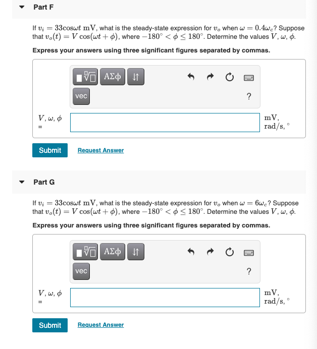 Solved Consider the RC filter shown in (Figure 1). Figure