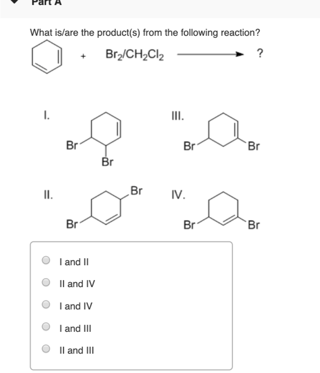 Solved What is/are the product(s) from the following