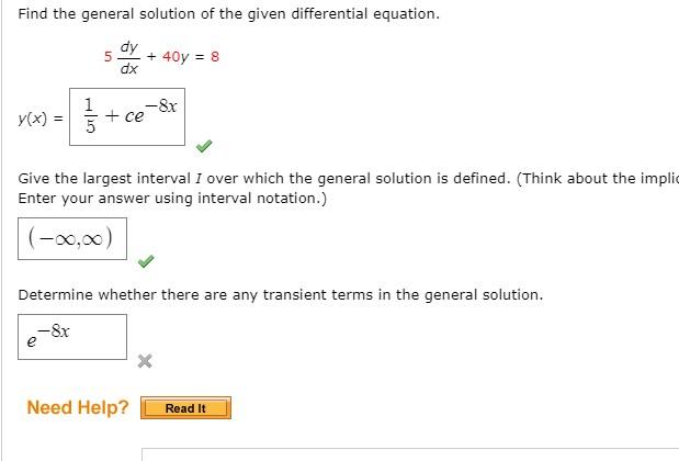 Solved Find the general solution of the given differential | Chegg.com