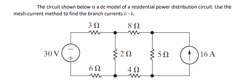 Solved The circuit shown below is a dc model of a | Chegg.com