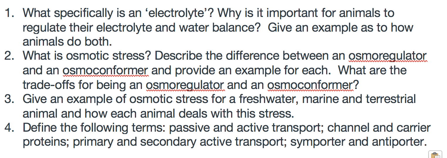 Solved 1. What specifically is an 'electrolyte'? Why is it 