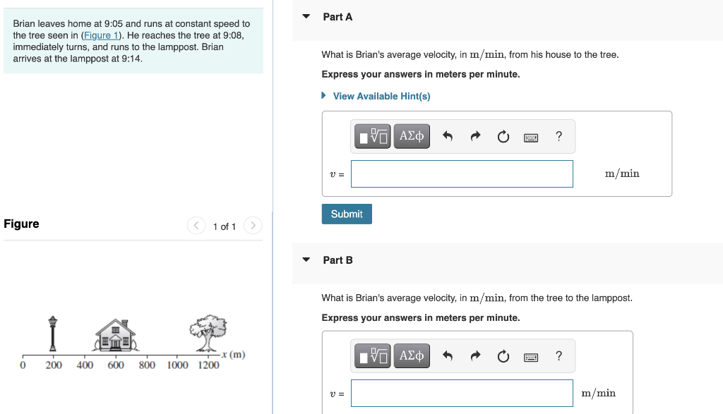 Solved Brian leaves home at 905 and runs at constant speed