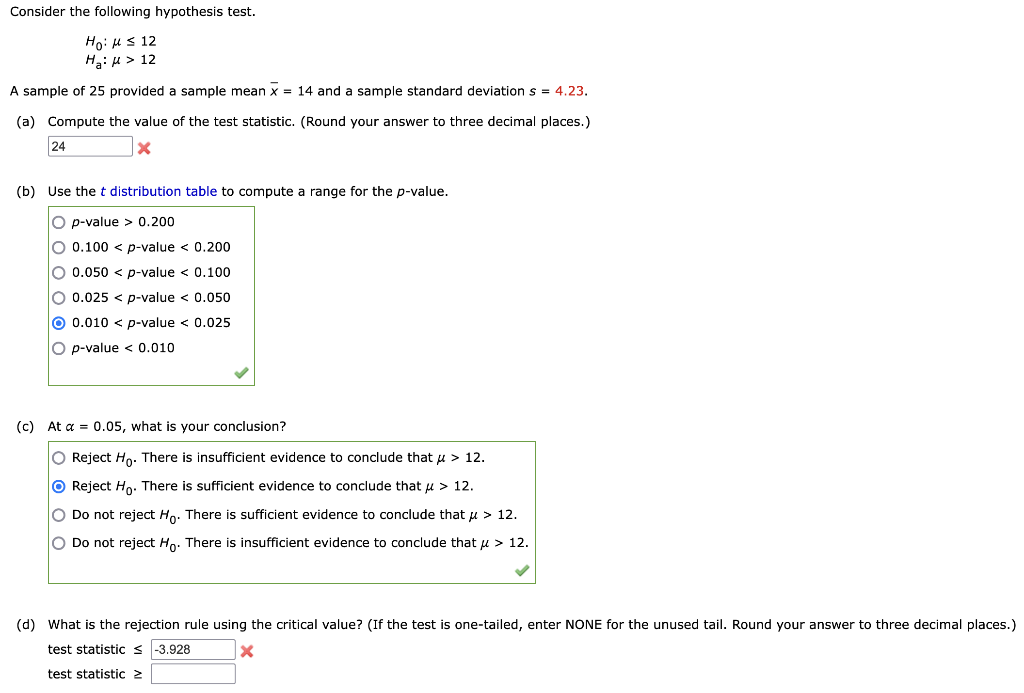 Solved Consider The Following Hypothesis Test. | Chegg.com