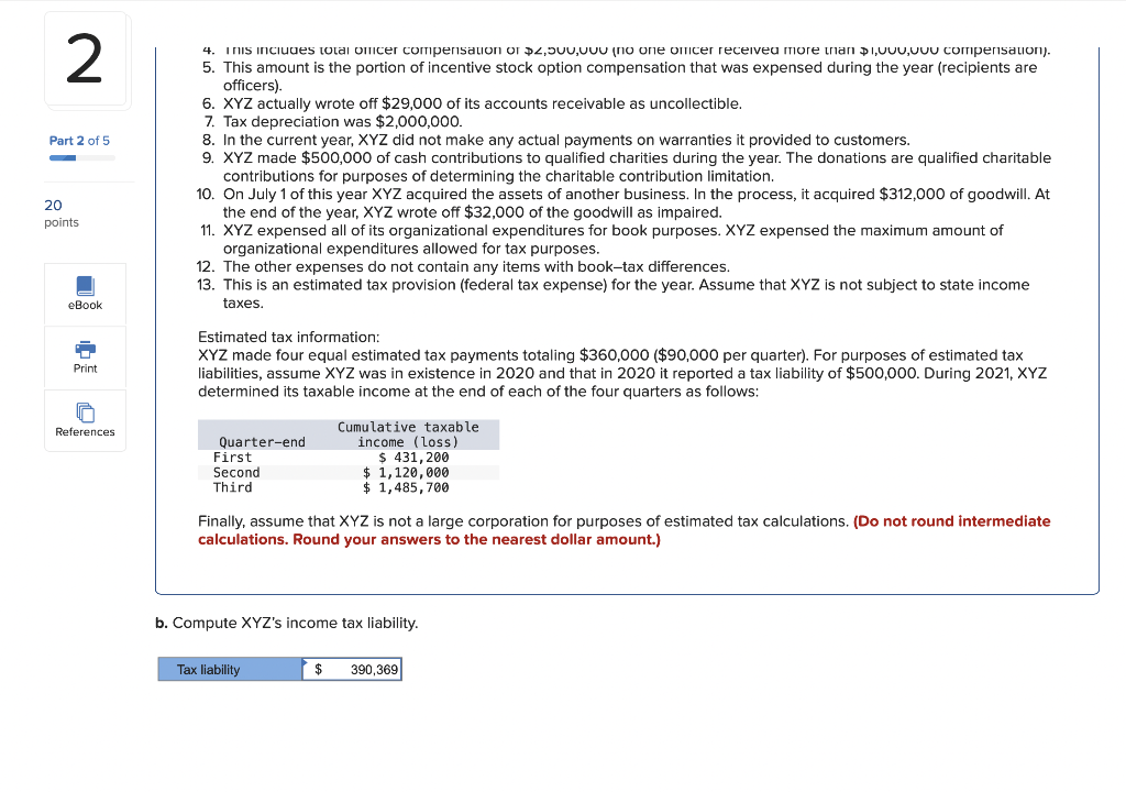 Solved 2 Required information (The following information | Chegg.com