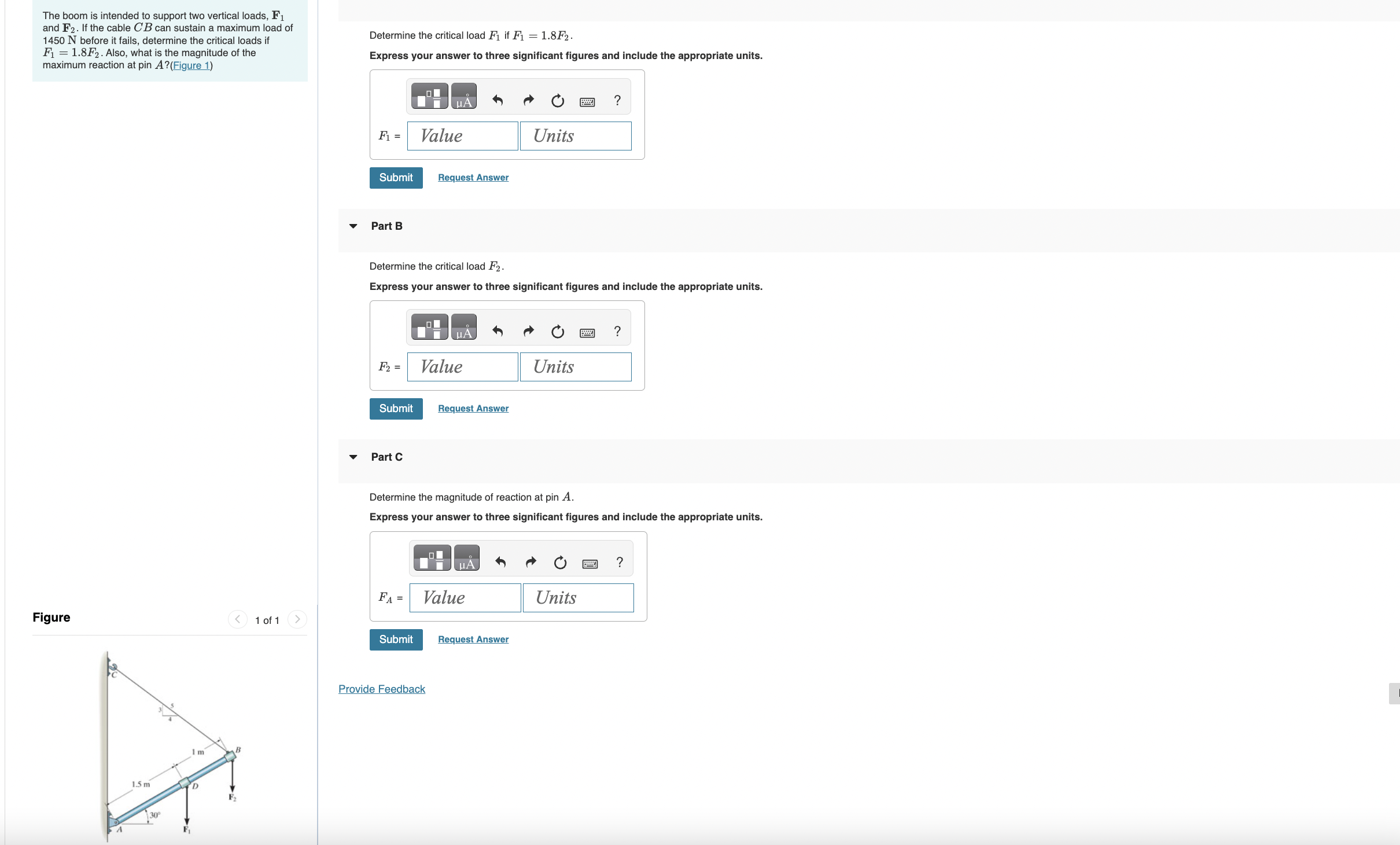 solved-the-boom-is-intended-to-support-two-vertical-loads-chegg