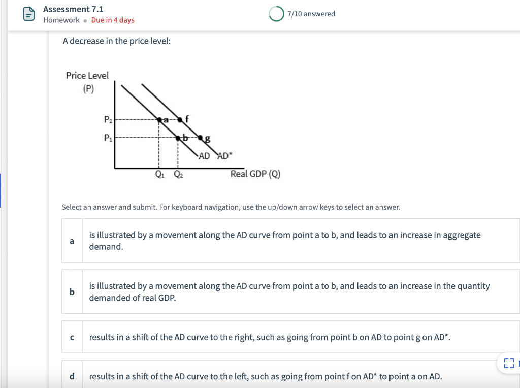 Solved 3 Assessment 7.1 Homework . Due In 4 Days 7/10 | Chegg.com