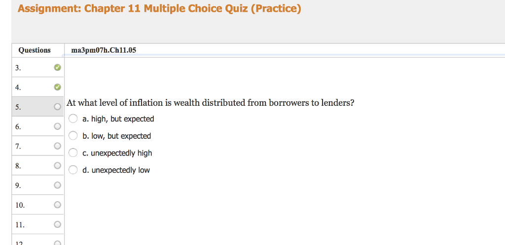 assignment chapter 11 quiz