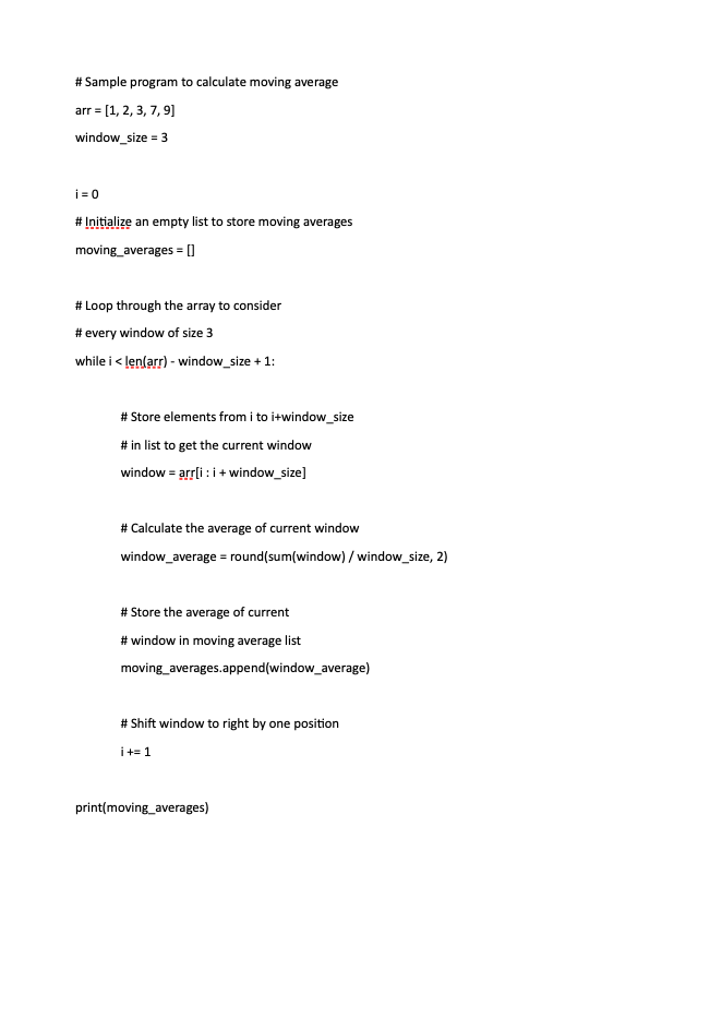 Solved Calculate Simple moving average and | Chegg.com