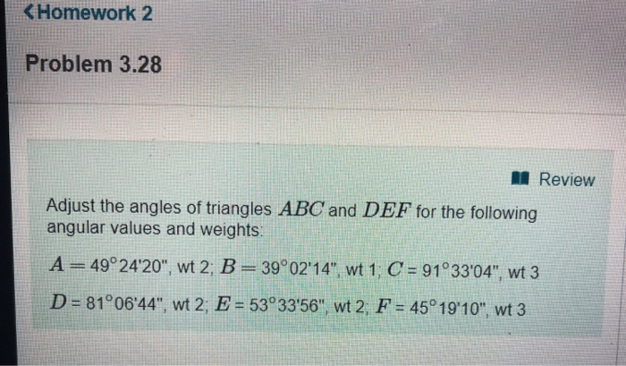 Solved KHomework 2 Problem 3.28 I Review Adjust the angles | Chegg.com