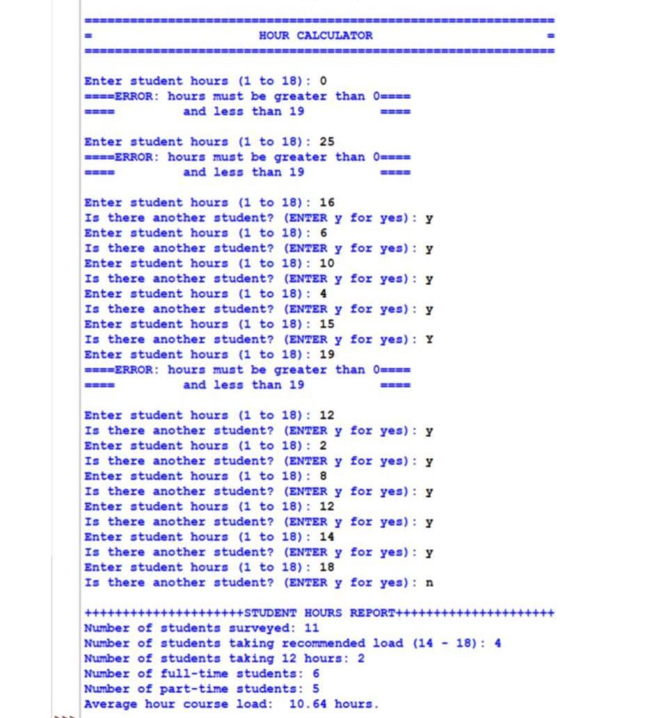 Solved algorithm for this program is: Get a student's number | Chegg.com