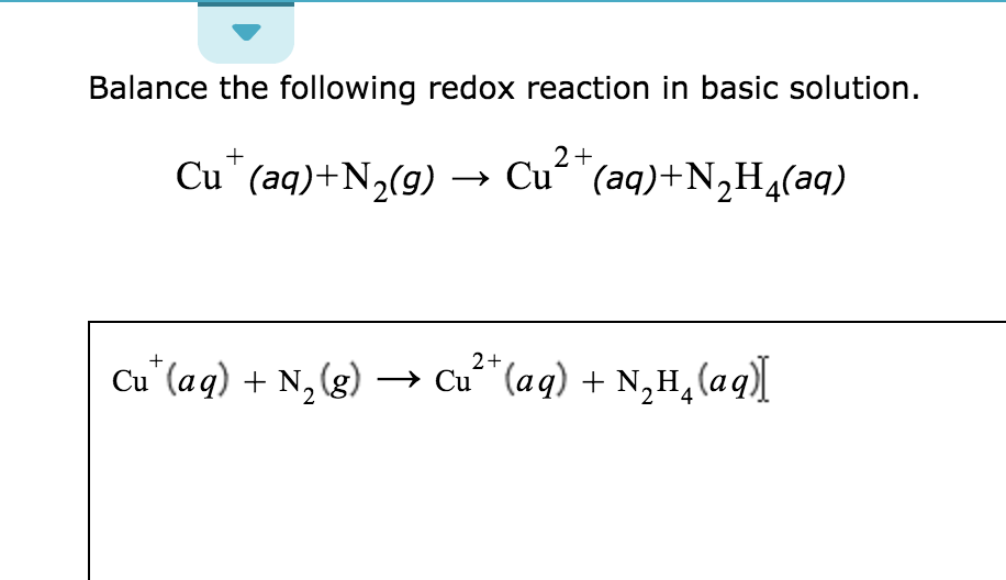 Balance The Following Redox Reaction In Basic Solution S Aq Aq S