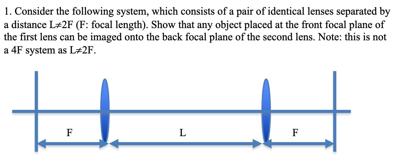 Solved 1. Consider the following system, which consists of a | Chegg.com