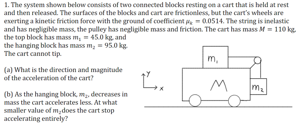 Solved - 1. The system shown below consists of two connected | Chegg.com