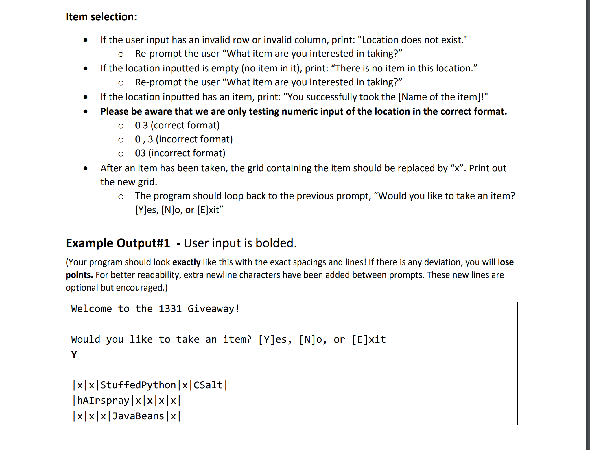 Solution Description Create a file Giveaway. java | Chegg.com
