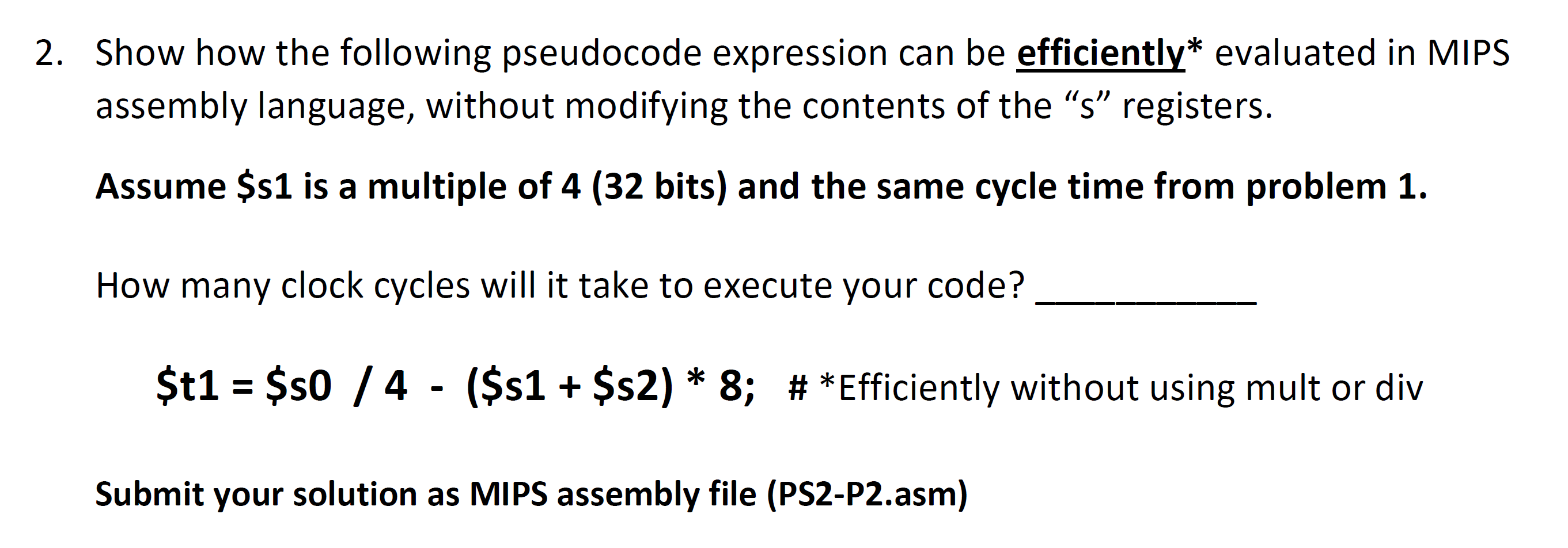 2. Show how the following pseudocode expression can | Chegg.com