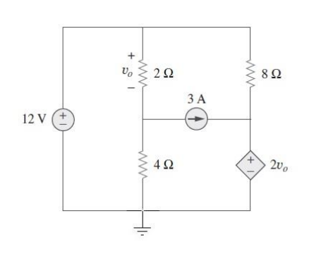 Solved Encontre todas as tensões nodais e correntes de ramo | Chegg.com