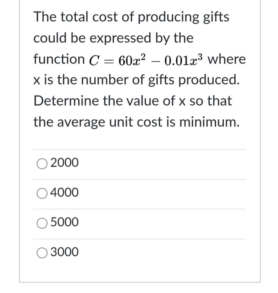 solved-the-total-cost-of-producing-gifts-could-be-chegg