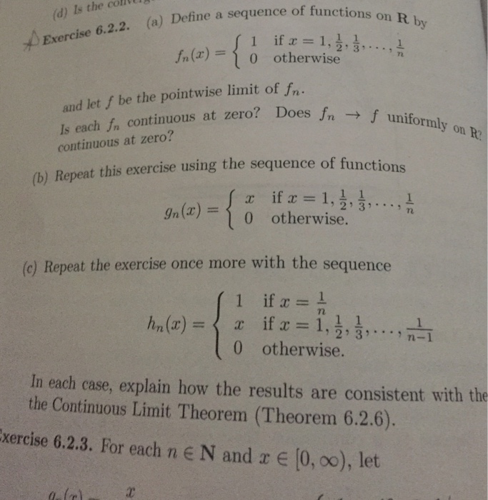 Solved Define A Sequence Of Functions On R By F N X {1 Free Hot Nude