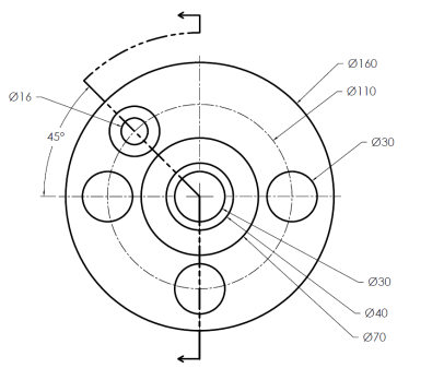 Solved 0160 016 0110 45° 030 030 040 070 | Chegg.com