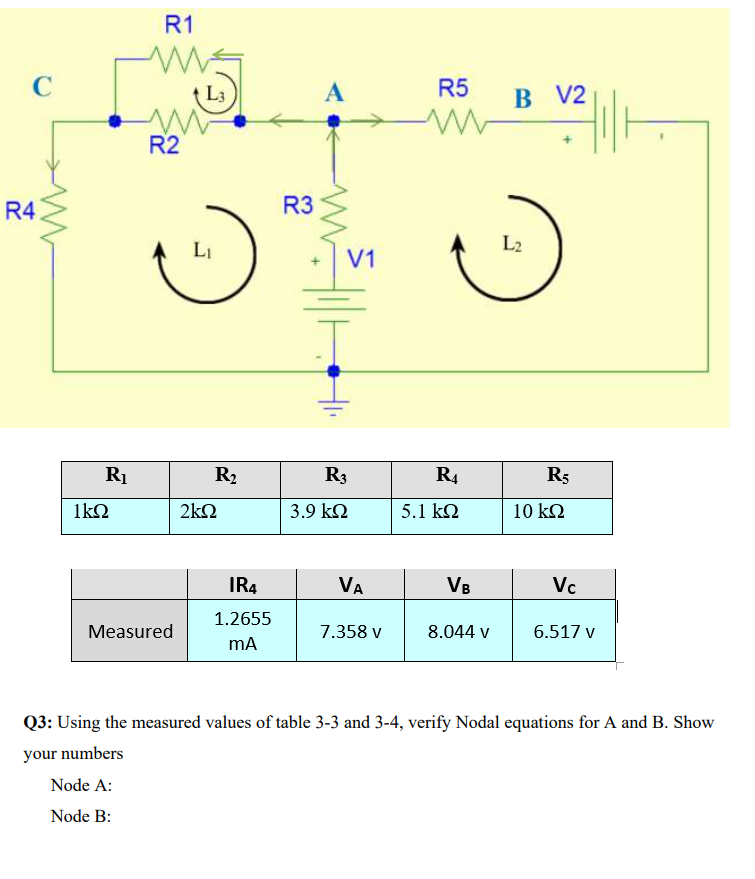 Solved R1 С Im L3 A R5 B V2 R2 싶 R4 R3 M Li L2 V1 Ri R2 R3 | Chegg.com
