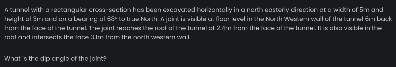 Rectangular Shape Tunnel A tunnel with a rectangular cross-section has been | Chegg.com