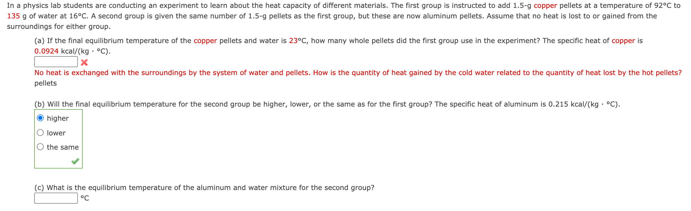 leaving cert physics heat experiments