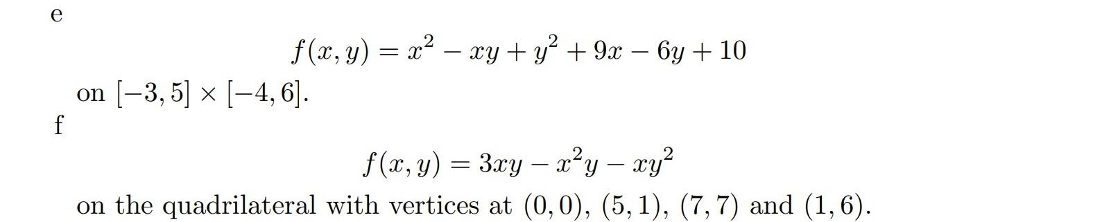 Solved Find the absolute maximum and the absolute minimum of | Chegg.com