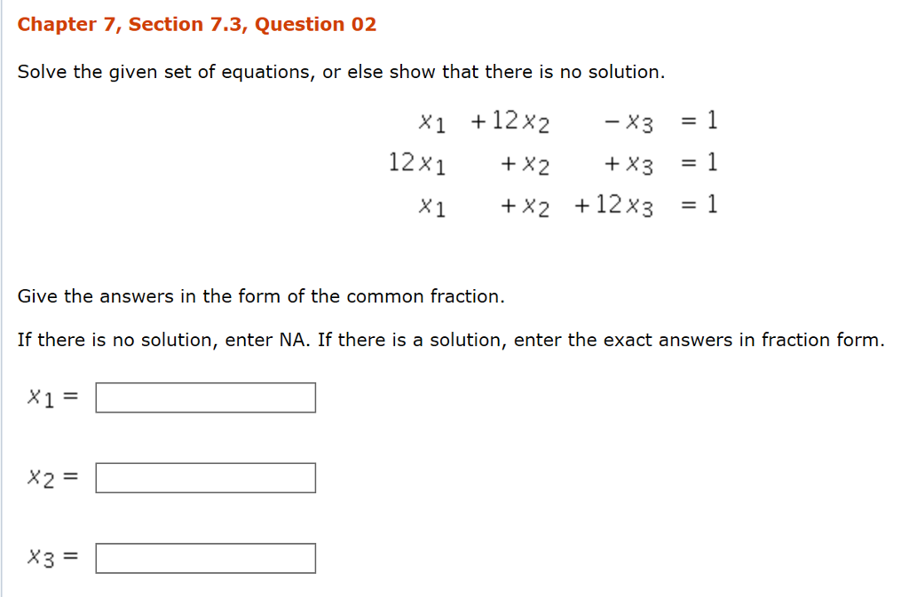 Solved Chapter 7 Section 7 3 Question 02 Solve The Given Chegg