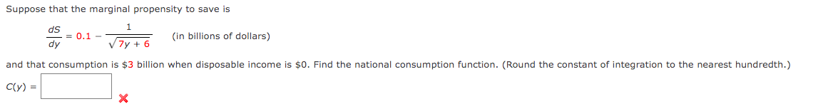 Solved Suppose that the marginal propensity to save is | Chegg.com