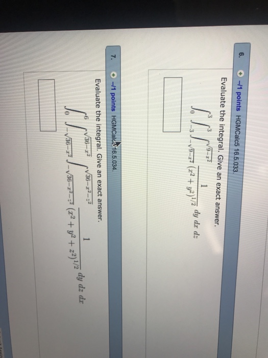 Solved Tried these two bunch of times and still seem like | Chegg.com