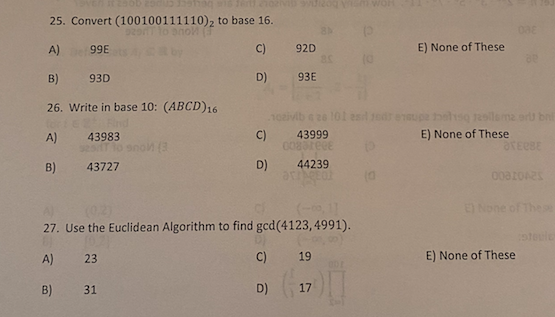 Solved Discrete Math --> If Your Able To Solve The Problems | Chegg.com