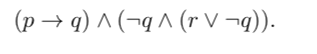 Solved (p∧(¬(¬p∨q)))∨(p∧q) | Chegg.com