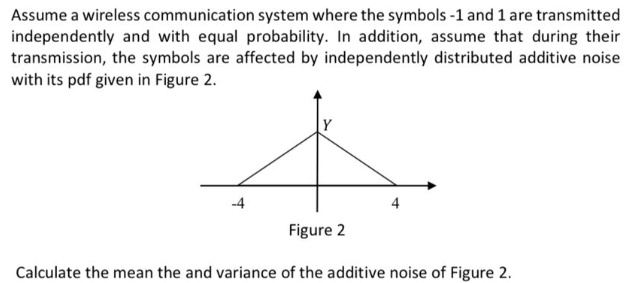 Solved Assume a wireless communication system where the | Chegg.com