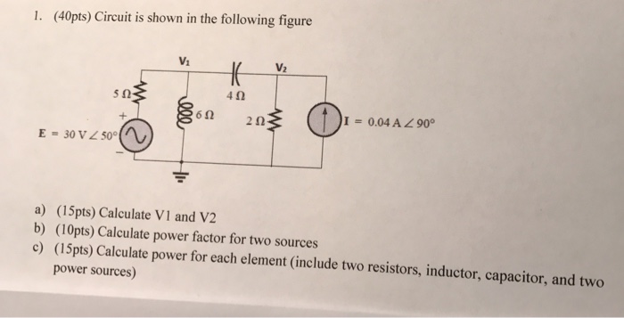 Solved Circuit is shown in the following figure a) | Chegg.com