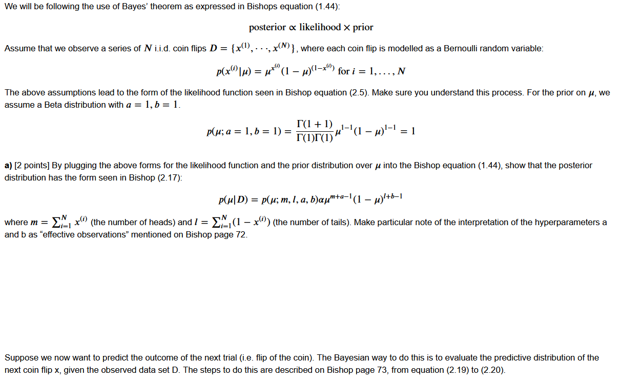 We will be following the use of Bayes theorem as Chegg